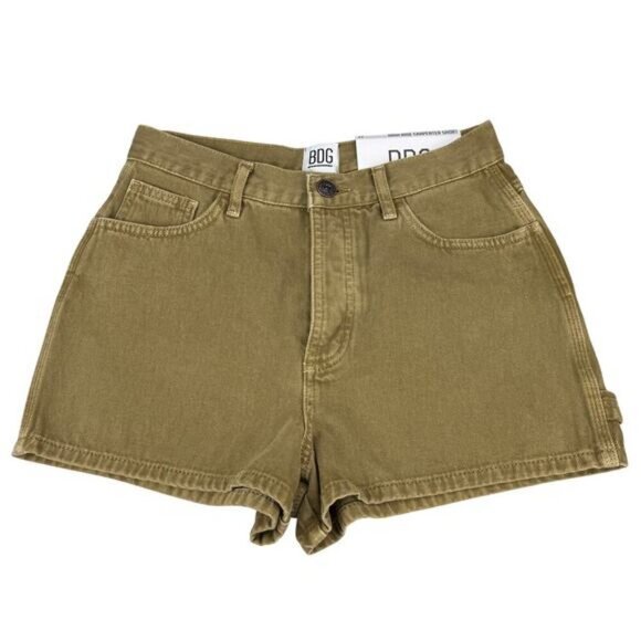 NWT BDG High Rise Carpenter Short Size 27 Tan - Picture 2 of 6